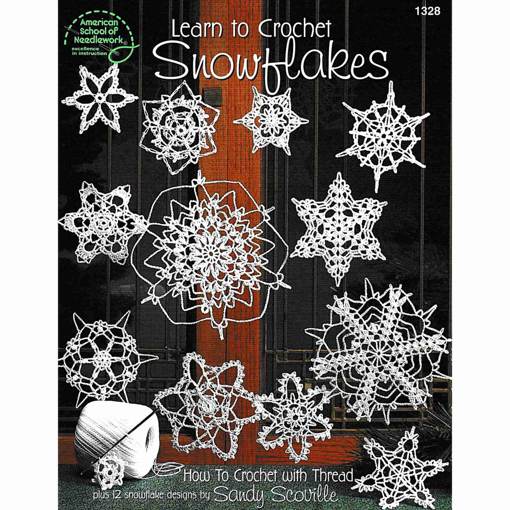 Learn to Crochet Snowflakes Vintage ASN Thread Crochet Pattern Booklet ...