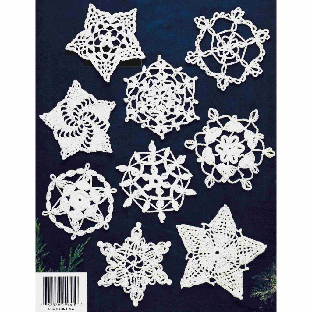 Vintage Thread Crochet Pattern Booklet: Snowflakes & Stars. A dozen snowflakes and a half dozen stars make everything around them an enchanted wonderland!