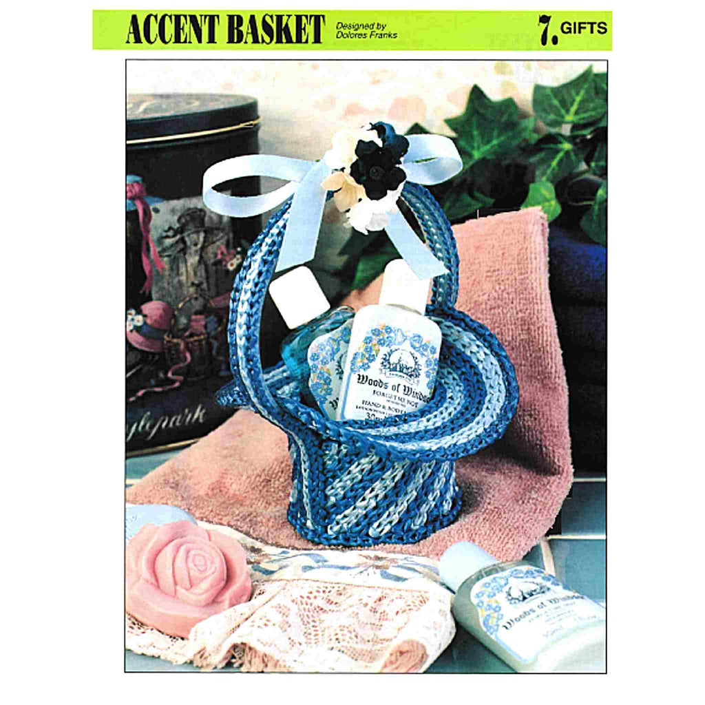 Accent Gift Basket Plastic Canvas Pattern