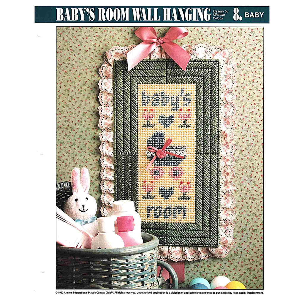 Baby's Room Wall Hanging Plastic Canvas Pattern