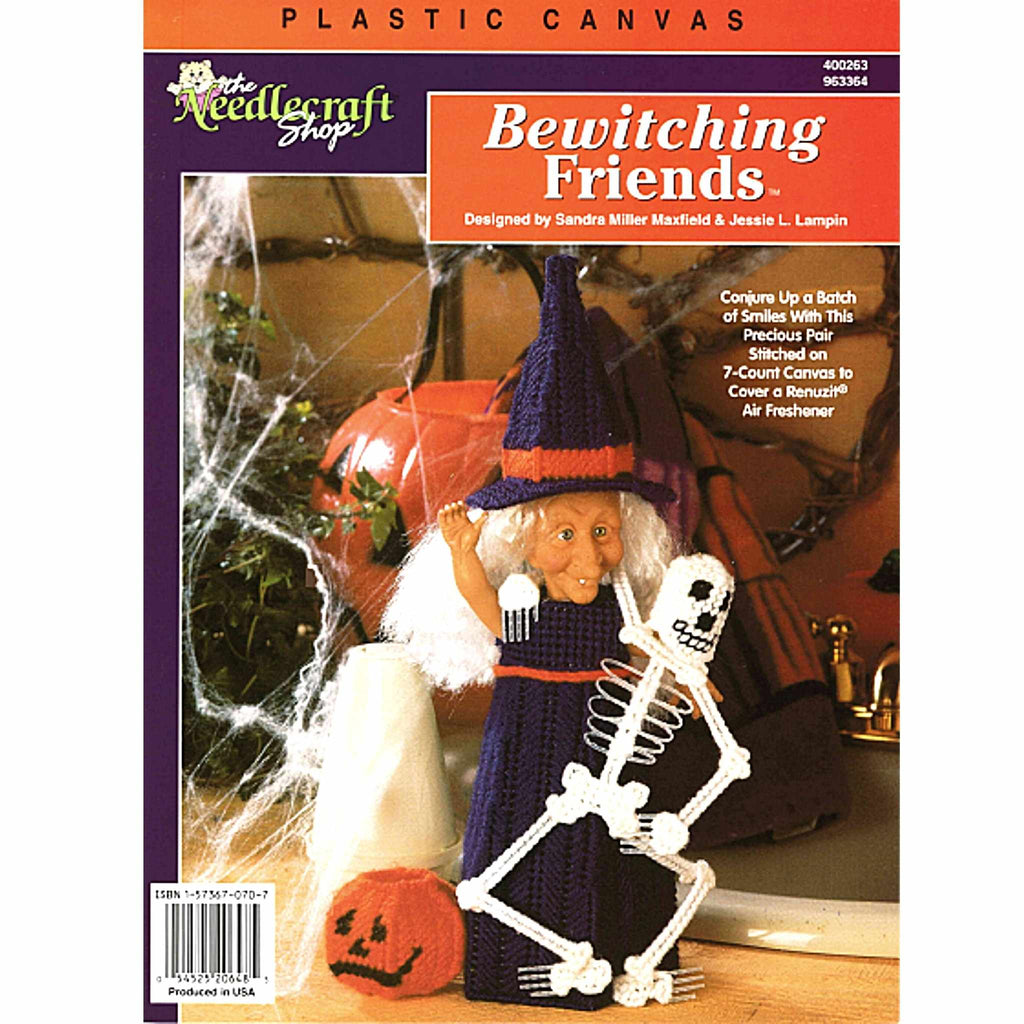Bewitching Friends Halloween Plastic Canvas Pattern