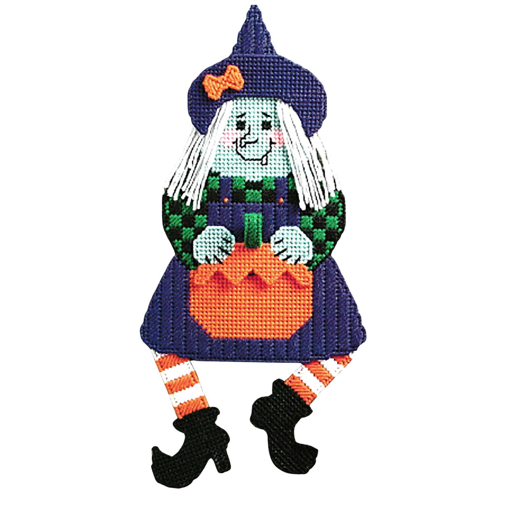 Boo Witch Plastic Canvas Pattern 