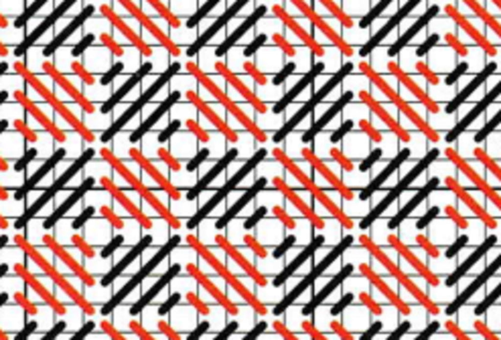 Vintage Plastic Canvas Pattern: Checker Coasters. Stitch up this fun checkers-themed coaster set with 7-count plastic canvas and medium-weight yarn.