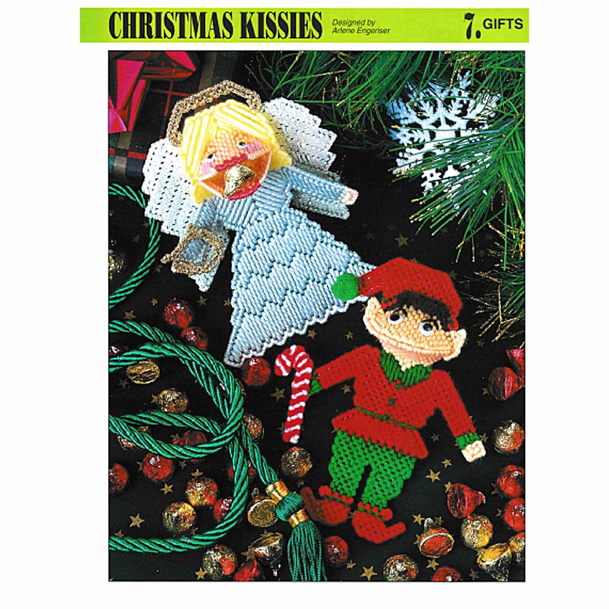 Christmas Kisses Vintage Plastic Canvas Needlecraft Pattern – Cardinal ...