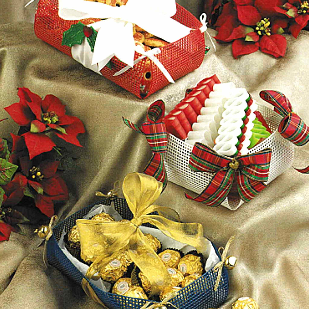 Easy Gift Baskets Christmas Plastic Canvas Pattern
