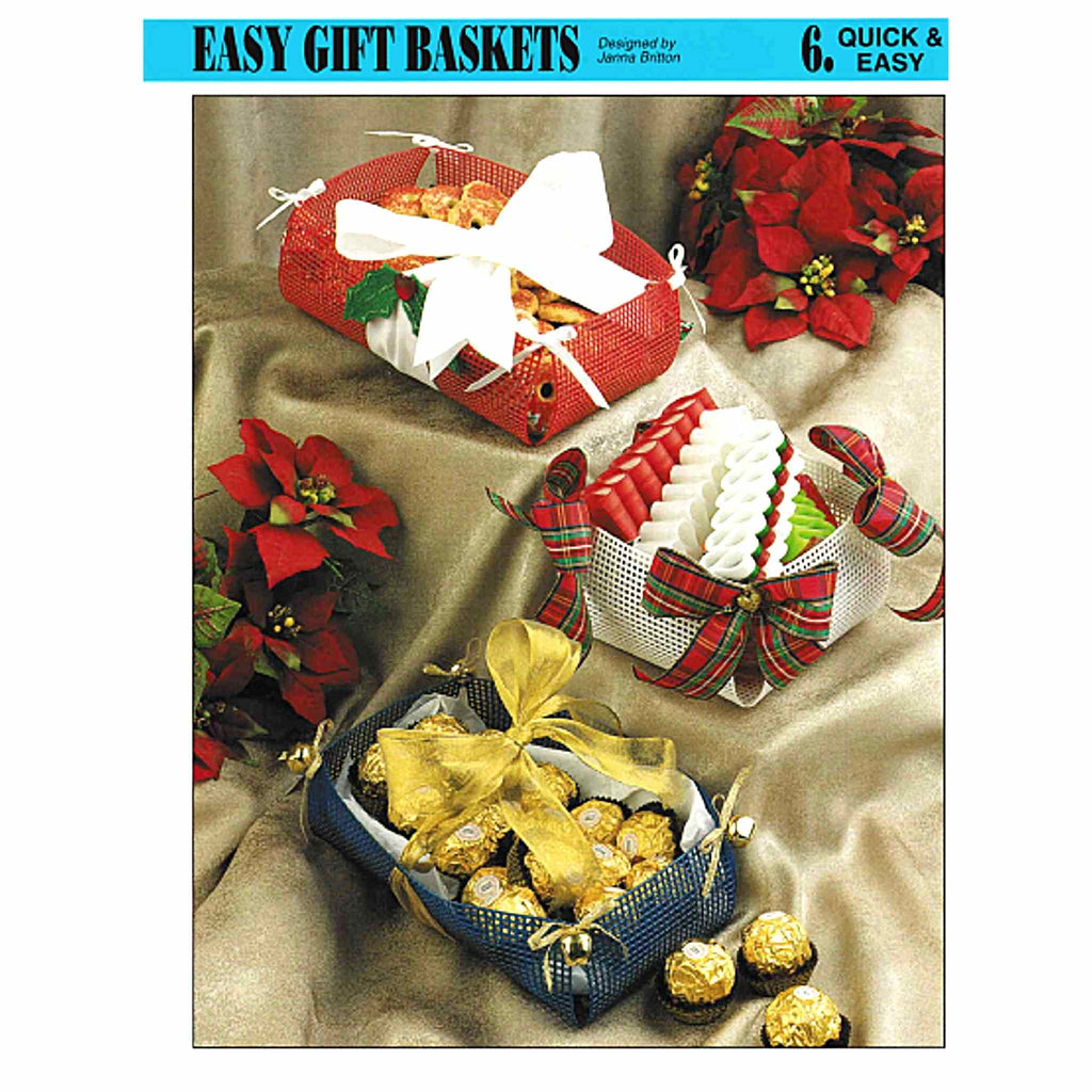 Easy Gift Baskets Christmas Plastic Canvas Pattern