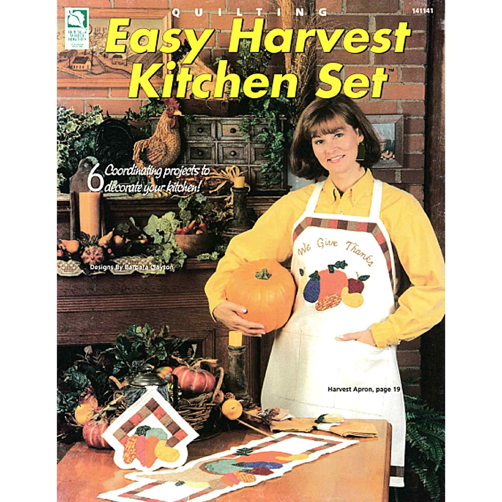 Easy Harvest Kitchen Set Quilting Pattern 