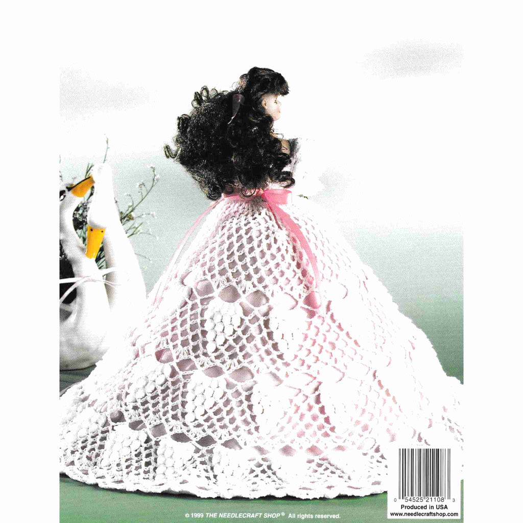 Vintage Fashion Doll Thread Crochet Pattern: Ladies of Fashion, Elizabeth of Alexandria. Surprise your favorite little girl with this pineapple design dress crocheted using size-10 cotton for your 11-½" fashion doll. 