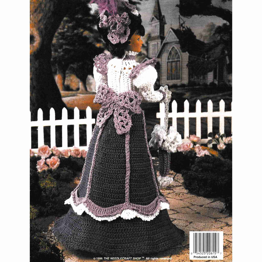 Vintage Fashion Doll Thread Crochet Pattern: Ladies of Fashion, Eliza's Sunday Promenade. Separates, like this chic blouse and skirt, became the height of fashion during the 1890s. Create this designer set using size-10 cotton for your 11-½" fashion doll. 