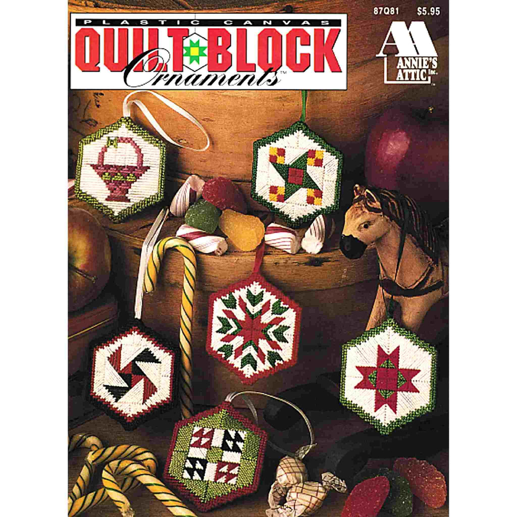 Quilt Block Ornaments Plastic Canvas Christmas Patterns