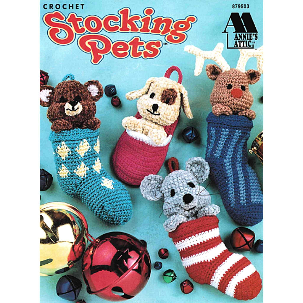 Christmas Stocking Pets Crochet Pattern 