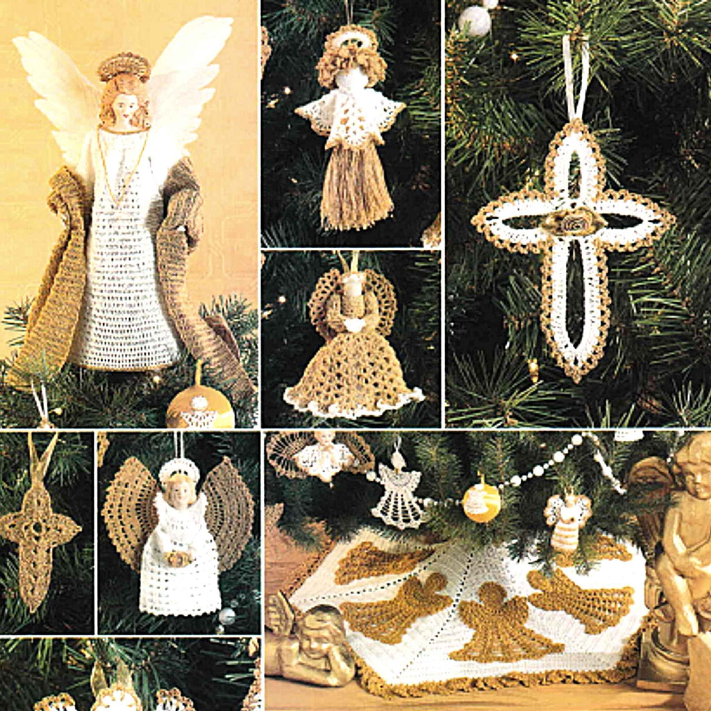 Ultimate Angel Christmas Tree Thread Crochet Pattern 