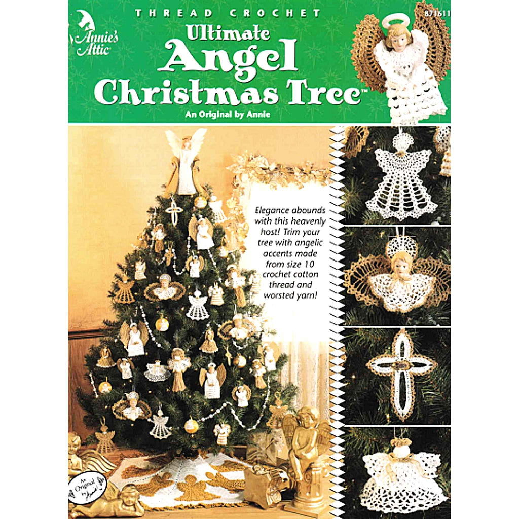 Ultimate Angel Christmas Tree Thread Crochet Pattern 